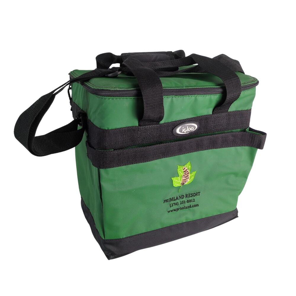 Softshell Portable Igloo Cooler Primland Golf Resort Virginia 13x12x8" Zipper